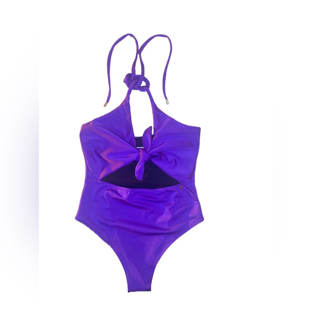 Vibrant Purple One-Piece Swimsuit